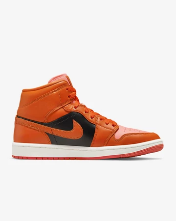 Jordan 1 Mid Rush Orange