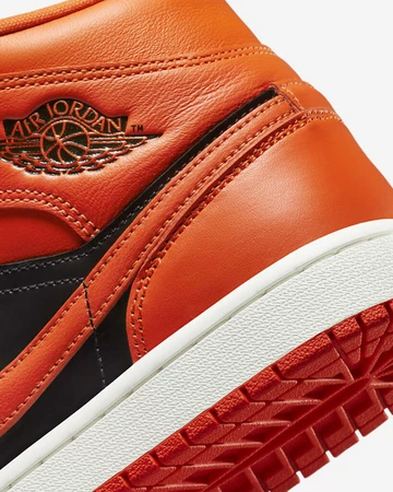 Jordan 1 Mid Rush Orange