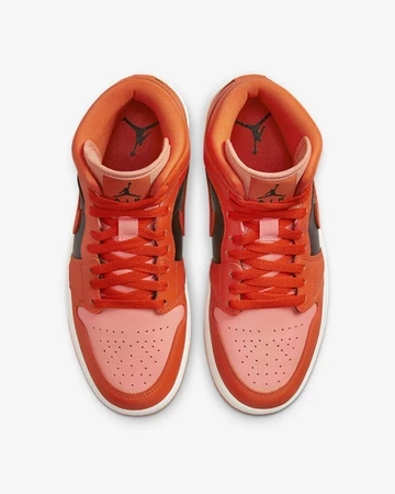 Jordan 1 Mid Rush Orange