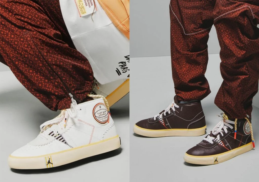 【NIKE】Maison Chateau Rouge X Jordan Series Mid Air Jordan 1 Mid Fearless 'Maison Chateau Rouge' Release