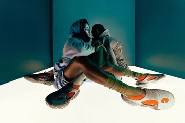 A COLD WALL Converse Sponge Crater Tangerine Tango