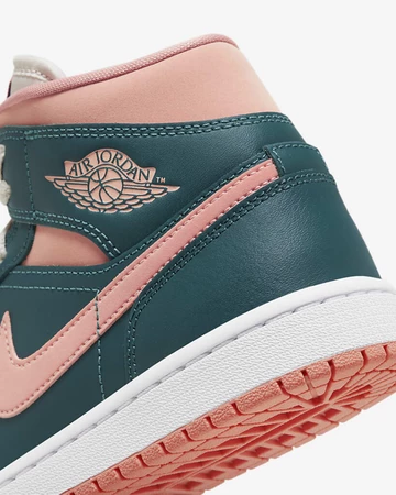 Jordan 1 Mid Dark Teal Green
