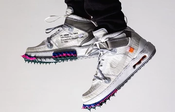 Off White Nike Air Force 1 Mid White