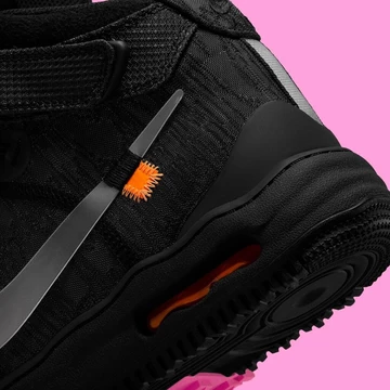 Off White Nike Air Force 1 Mid Black