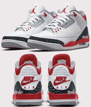 Air Jordan 3 Fire Red