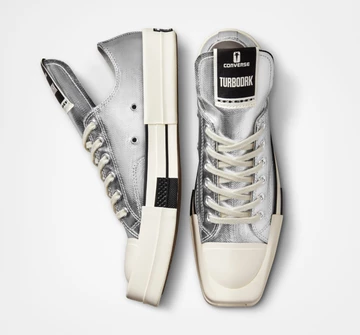 Rick Owens Converse Chuck 70 Low Silver