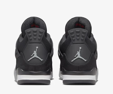 Nike Air Jordan 4 Black Canvas