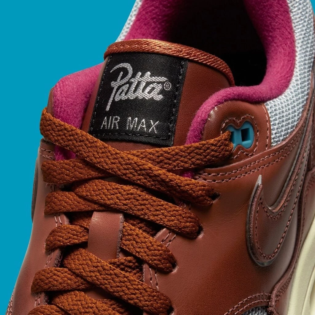 Nike air max 1 burgundy patta best sale