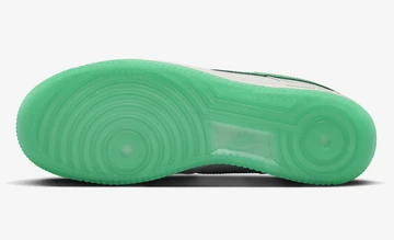 Die Sohle des Air Force 1 Stadium Green