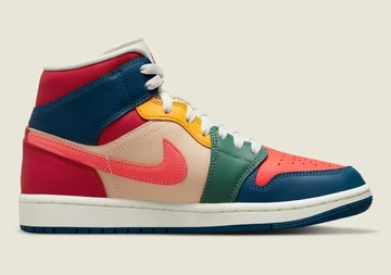 Jordan 1 Mid Multi Color