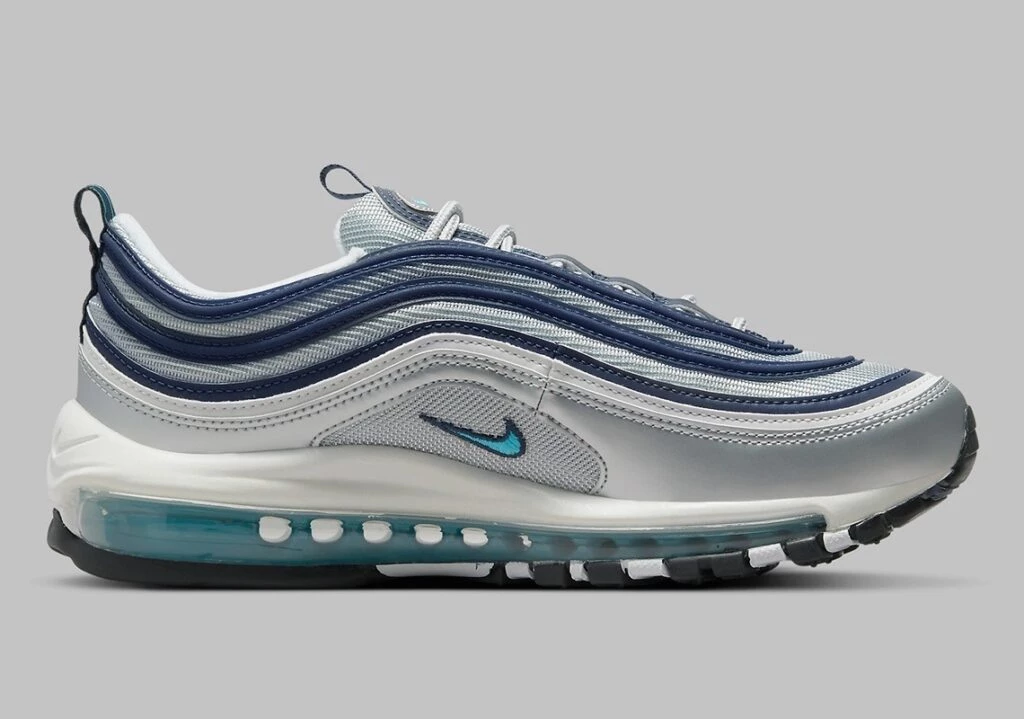 Air Max 97 Metallic Silver Chlorine Blue DQ9131 001 Dead Stock