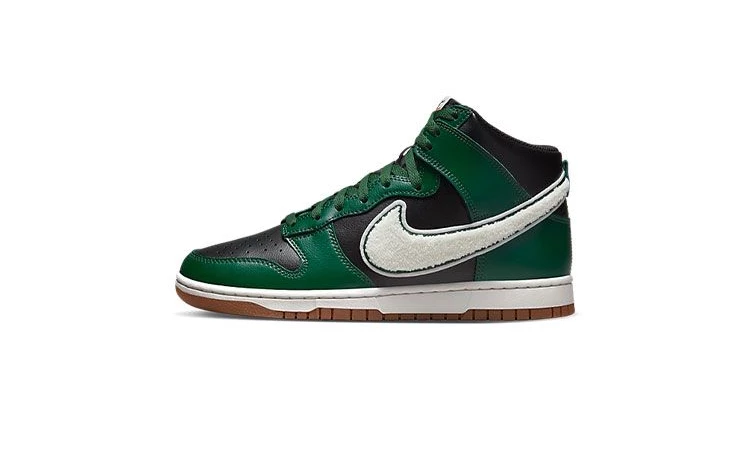 Dunk High Chenille Swoosh George Green