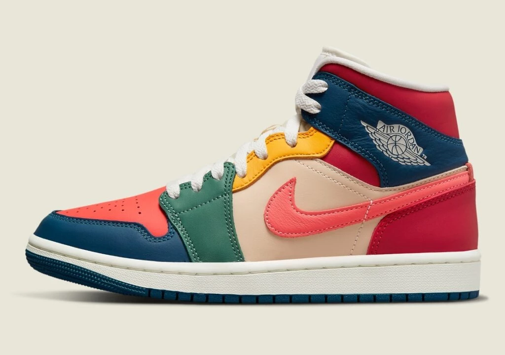 Jordan 1 Mid Multi Color DN3738-400 | Dead Stock