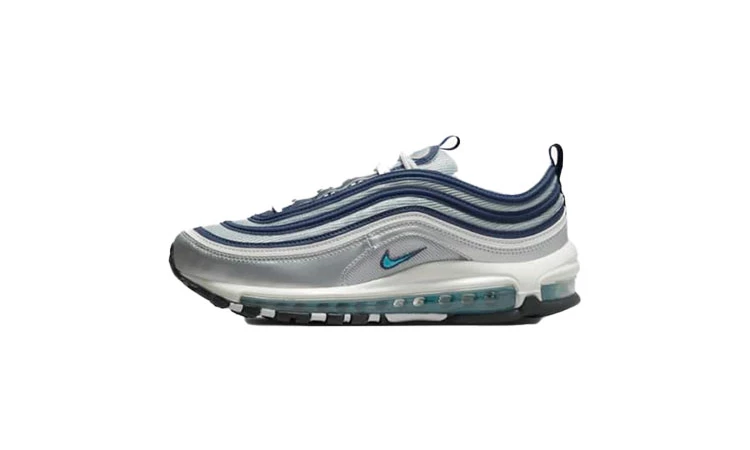 Air Max 97 Metallic Silver Chlorine Blue