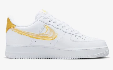 Air Force 1 Brushstroke Swoosh Yellow