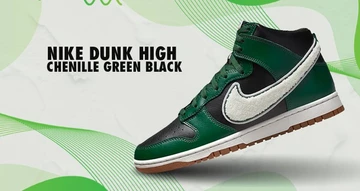 Dunk High Chenille Swoosh George Green