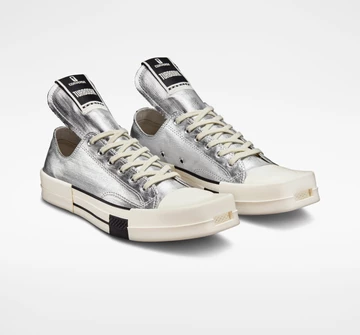 Rick Owens Converse Chuck 70 Low Silver