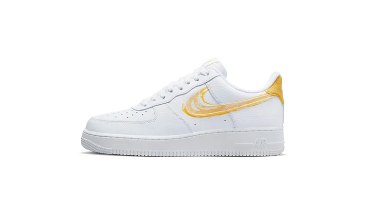 Air Force 1 Brushstroke Swoosh Yellow