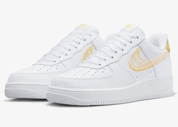 Air Force 1 Brushstroke Swoosh Yellow