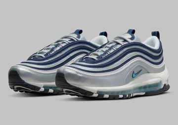 Air Max 97 Metallic Silver Chlorine Blue