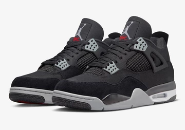Nike Air Jordan 4 Black Canvas - official pictures