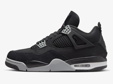 Nike Air Jordan 4 Black Canvas