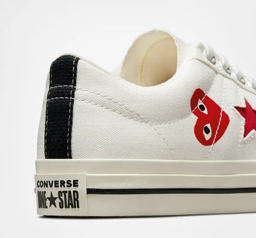 Comme des Garcons Converse One Star White