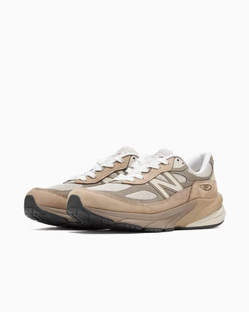 New Balance 990v6 Driftwood Timberwolf Profil
