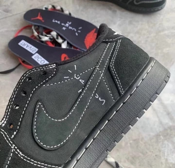 Travis Scott Nike Air Jordan 1 Low Black Phantom