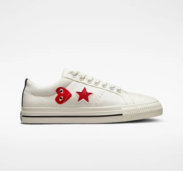 Comme des Garcons Converse One Star White