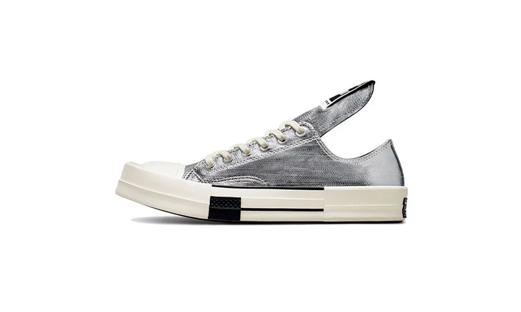 Rick Owens Converse Chuck 70 Low Silver