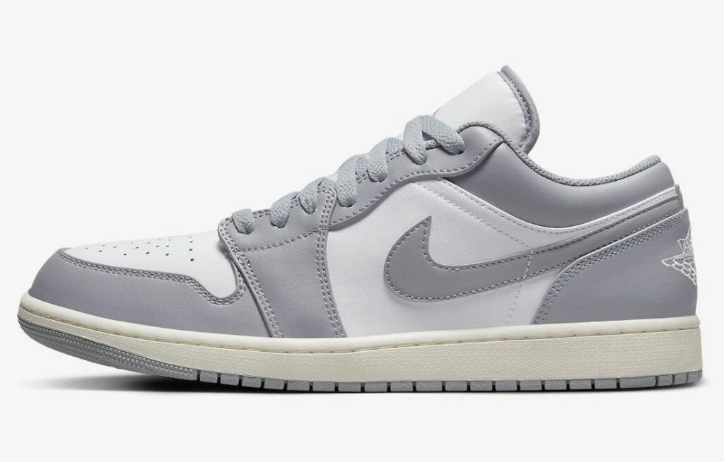 Jordan 1 Low Vintage Grey 553558 053 Dead Stock