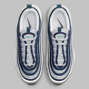 Air Max 97 Metallic Silver Chlorine Blue