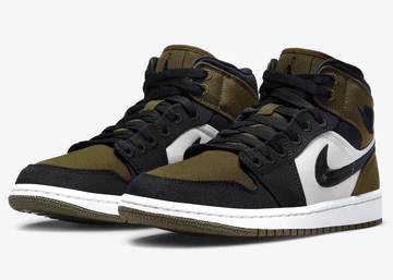 Air Jordan 1 Mid Olive Toe - Release im Herbst