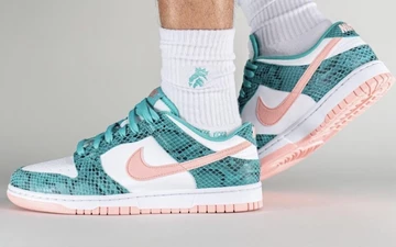 Dunk Low Green Snakeskin