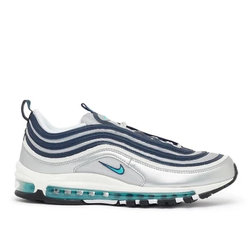 Air Max 97 Metallic Silver Chlorine Blue