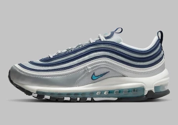 Air Max 97 Metallic Silver Chlorine Blue