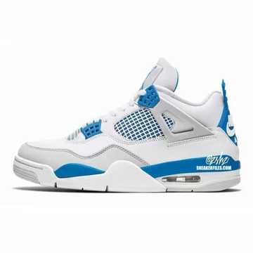 Nike Air Jordan 4 Military Blue Mock-Up