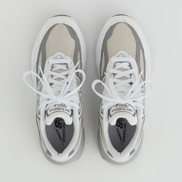 New Balance 990v6 Made in USA Sea Salt von oben