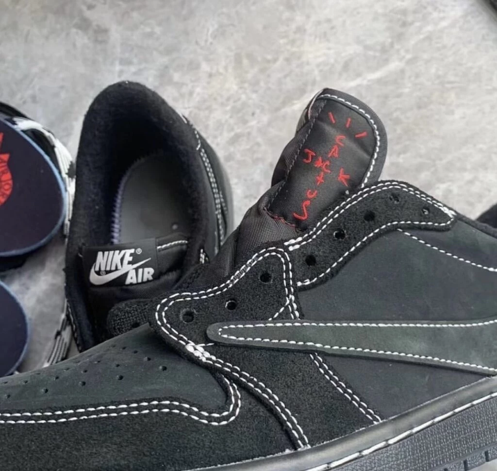 Travis Scott Nike Air Jordan 1 Low Black Phantom - Release
