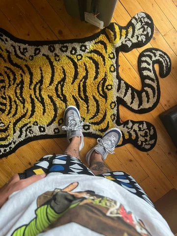 Human Made adidas Adimatic Grey Three on feet