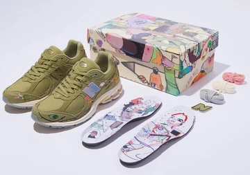 Bryant Giles New Balance 2002R Olive Green M2002RAG