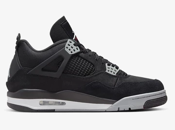 Nike Air Jordan 4 Black Canvas - official pictures