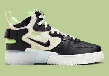 Air Force 1 Mid React Black Neon