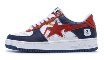 USPS Bape Sta Low Blue Red