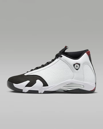 Jordan 14 Retro White Black Toe Außenseite