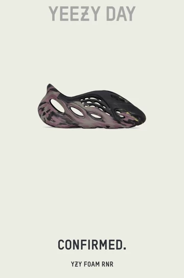 adidas Foam Runner MX Carbon Yeezy Day 2022