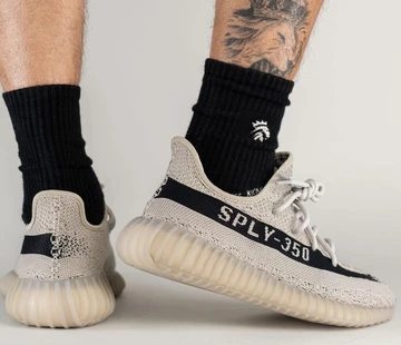 Yeezy 350 V2 Slate Core Black