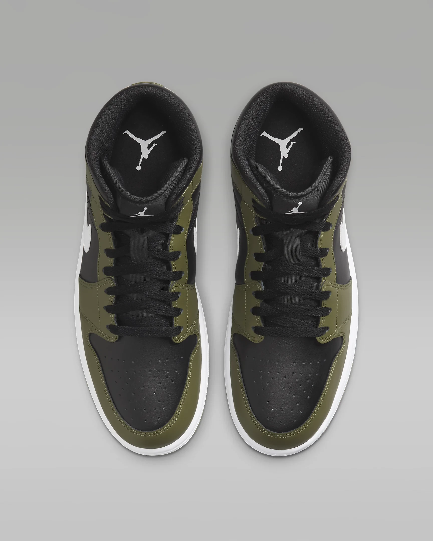 Black and olive green jordan 1s online