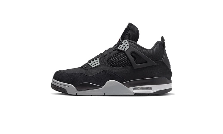 Jordan 4 Black Canvas